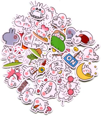 手帐手机贴纸 Spoiled Rabbit Everyday 40张 Z 1266