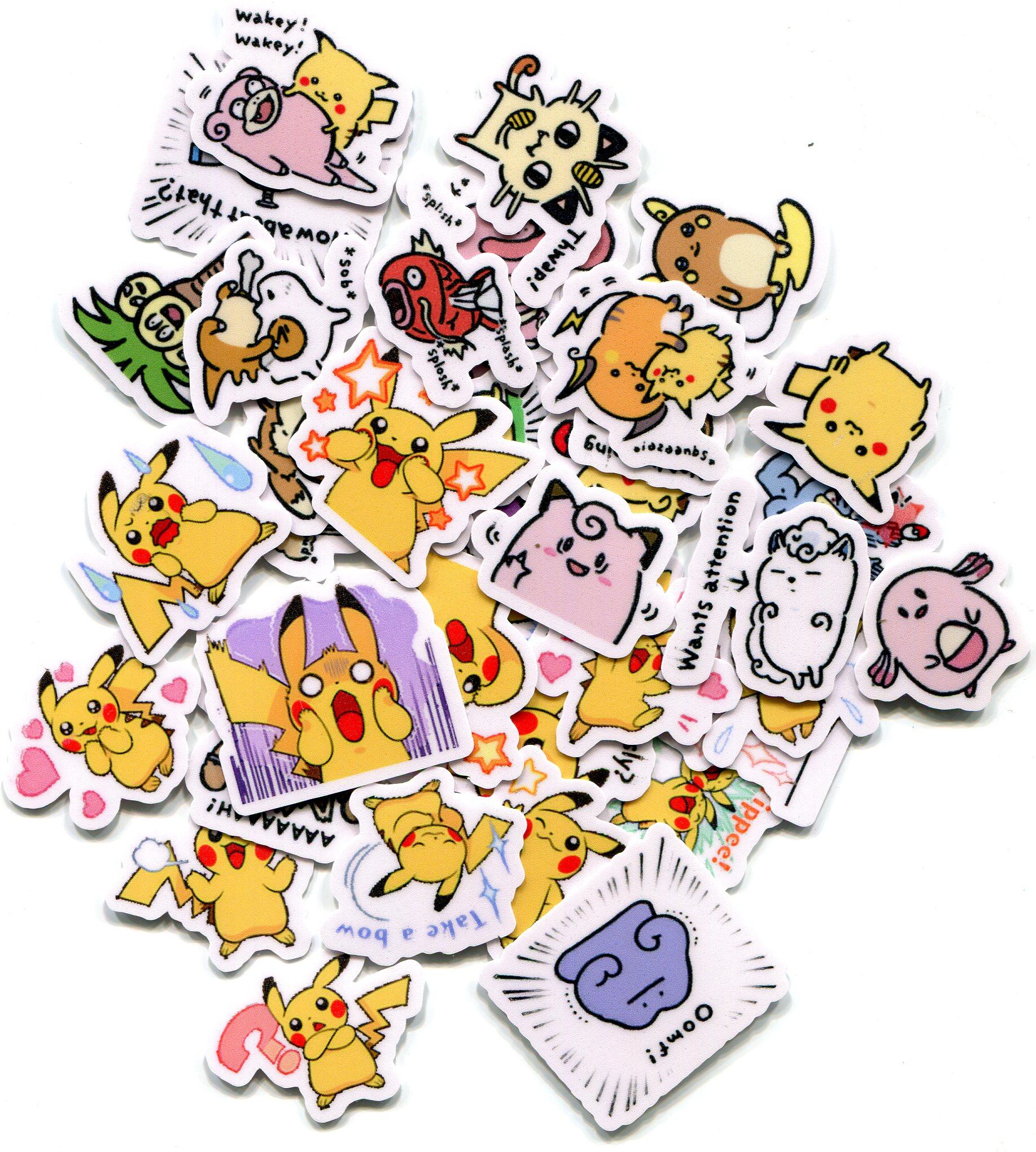 小精灵 (合) 自制手帐动漫防水防晒贴纸 40枚 z 975