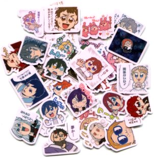 手帐相册装饰手机贴纸 合奏明星03 40张 Z 1254