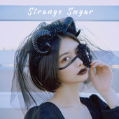 怪糖饰物集原创手工暗黑恶魔山羊角头纱哥特僵尸新娘吸血鬼Y