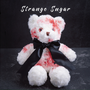 怪糖饰物集原创手工手作血腥领结小熊玩偶暗黑中二拍照摄影道具