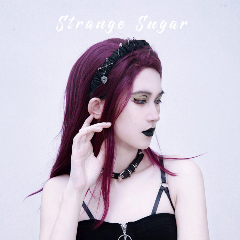 怪糖饰物集原创手工褶皱泡泡发箍五金合金哥特暗黑