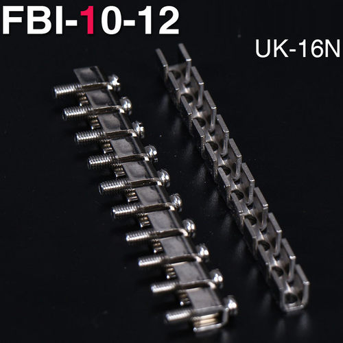 FBI10-12UK16N纯铜短接件接线端子中心连接条连接片短接件短接条