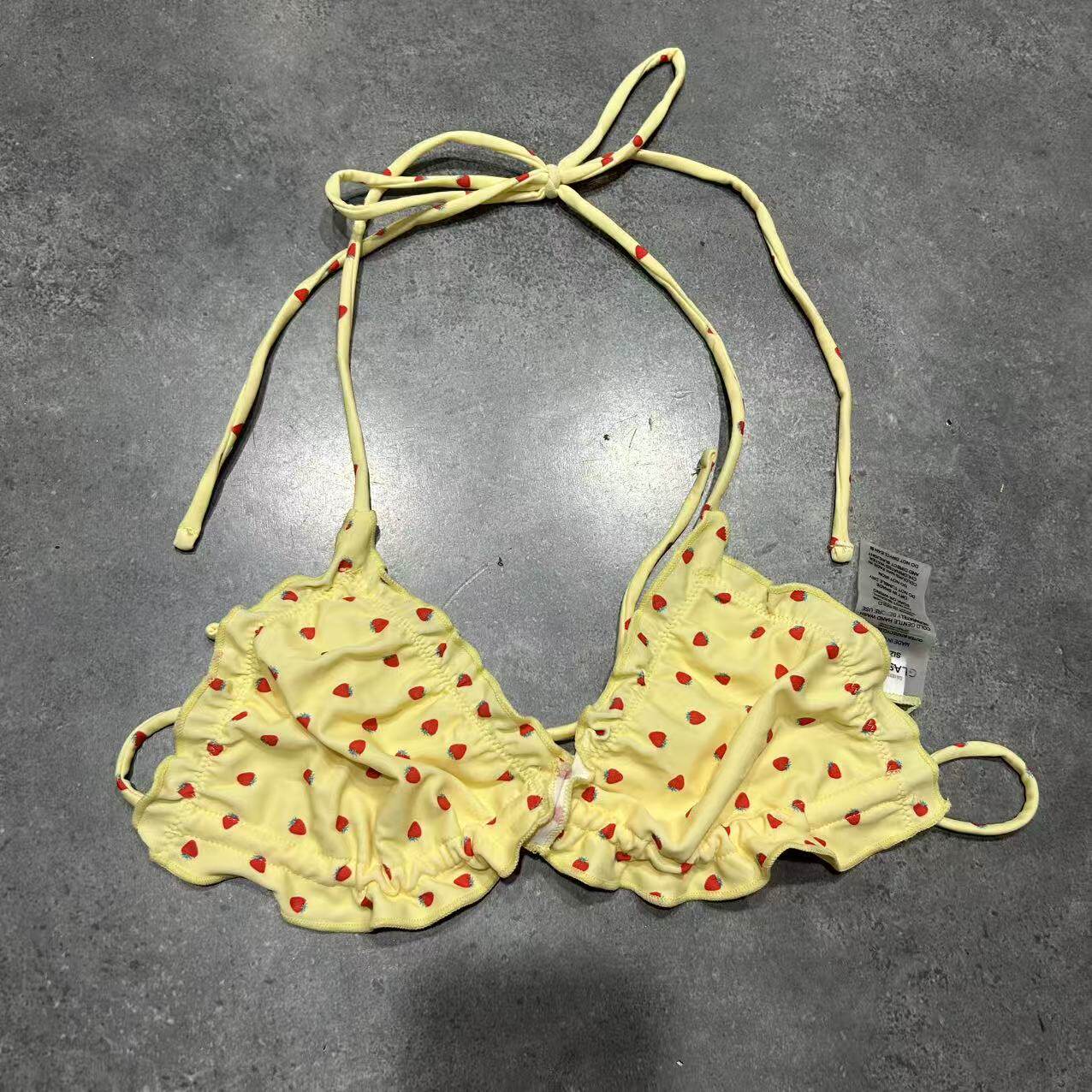 （大牌杂款单上衣！！）出口欧美女士绑带比基尼性感单上衣游泳衣