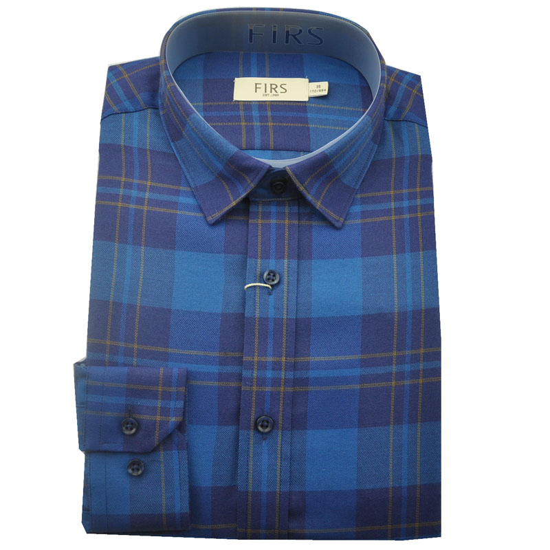 杉杉日常四季时尚棉质长袖衬衣