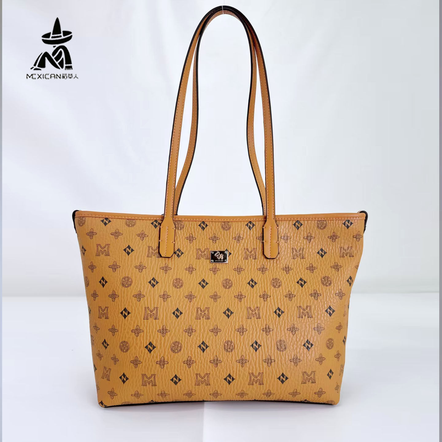 稻草人女包托特包2026春季新款大容量老花印花单肩腋下水桶托特包,箱包皮具/热销女包/男包,通用款女包,淘宝优惠券,粉丝福利购,淘宝优惠卷