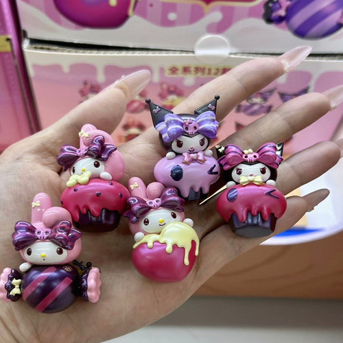 正版三丽鸥糖心蜜约系萌趣豆盲盒
