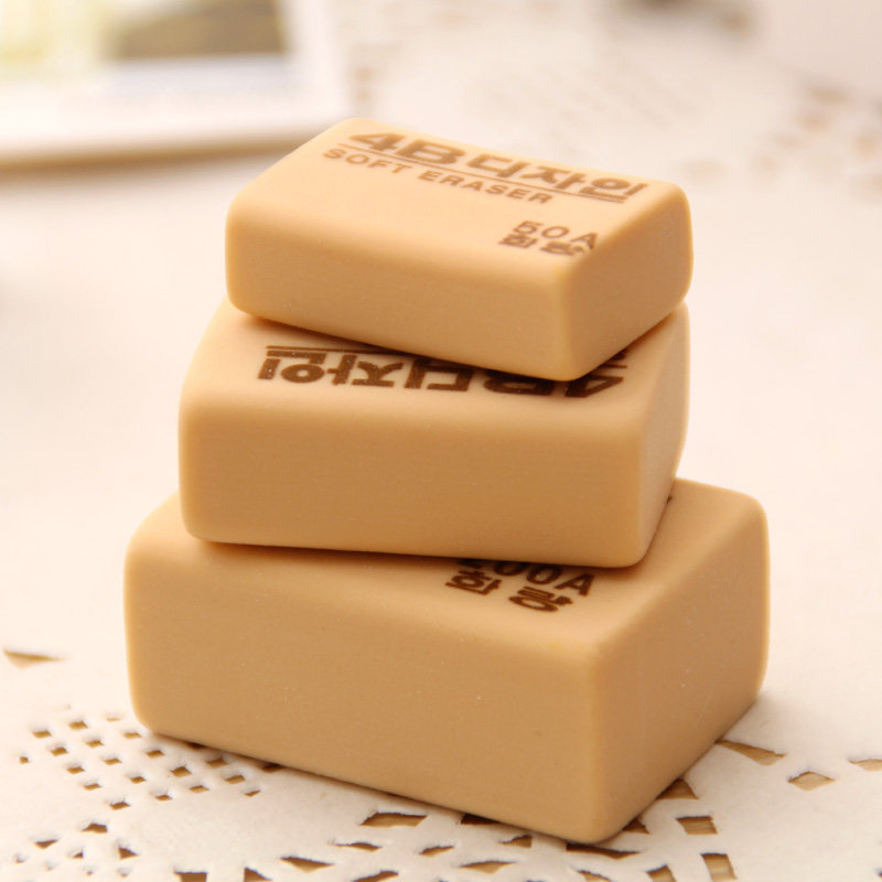 韩国花郎 4b 50a/100a/200a 橡皮擦 专业美术橡皮 南韩绘图橡皮