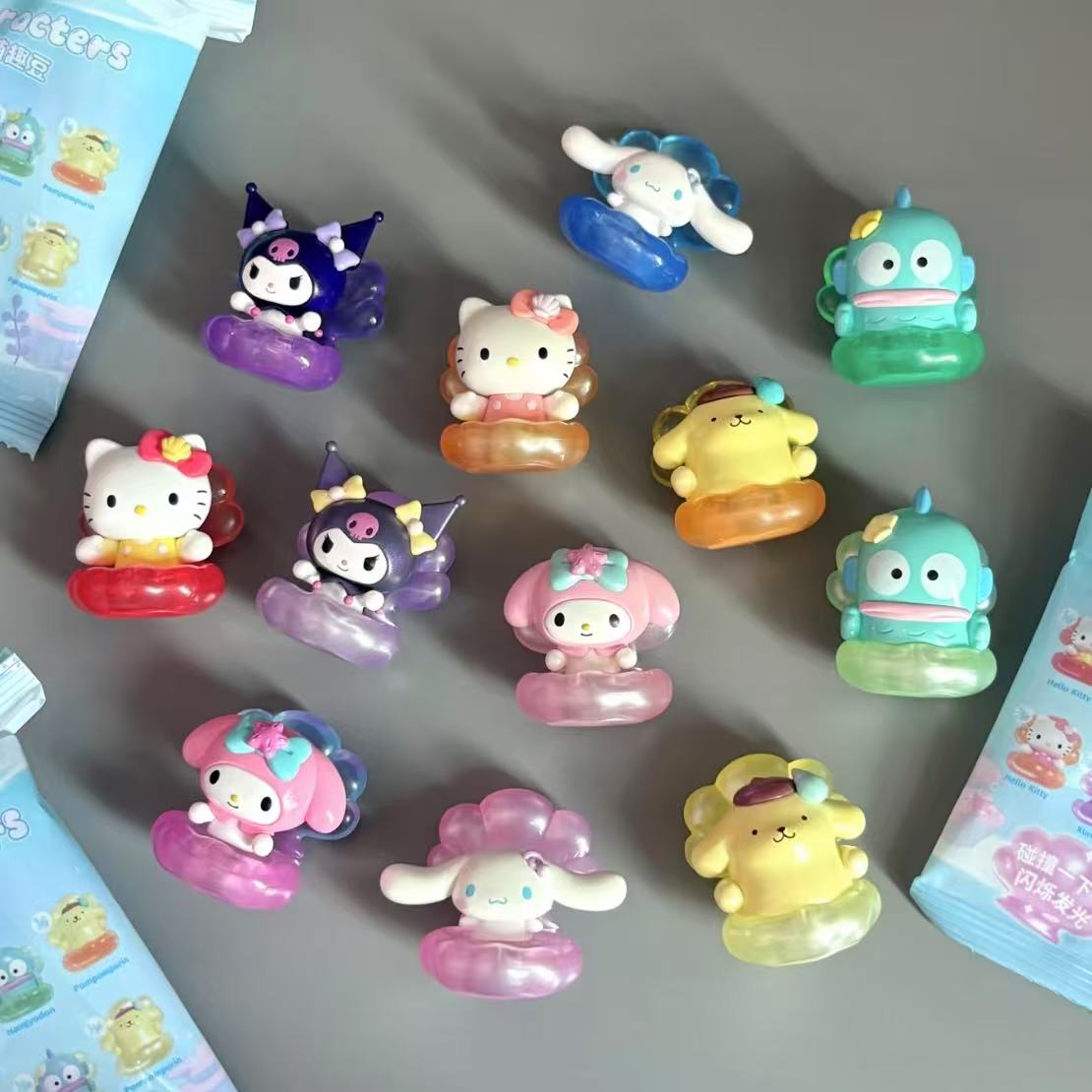 三丽鸥Sanrio珠光贝壳系列萌趣豆