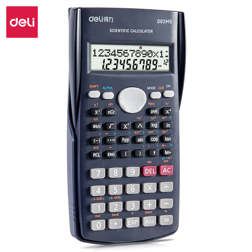 得力d82ms函数科学240科学计算器