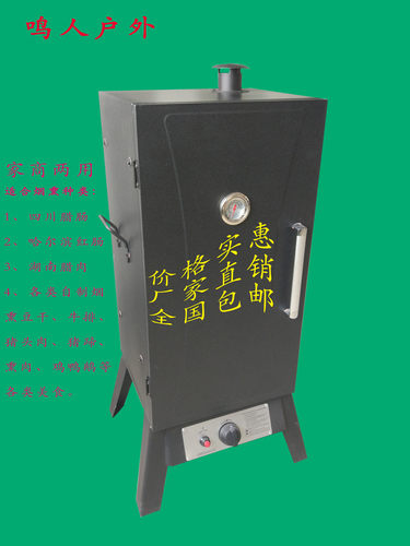 户外液化气两用木屑上色烟熏炉