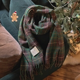 B218-WJ33-P28新年圣诞送礼情侣恋人新款格纹围巾保暖2023冬围脖，围巾，电商B218