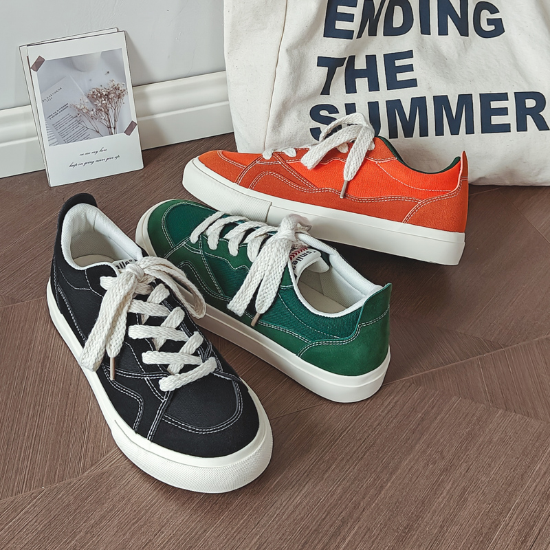 B218-1745-P55男鞋子潮流ins纯色低帮百搭帆布鞋新款2023，男鞋帆布鞋，星座1613（原B218）