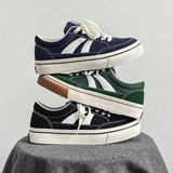 B218-1746-P58潮流拼色复古男士低帮帆布鞋子新款2023百搭，男鞋帆布鞋，电商B218