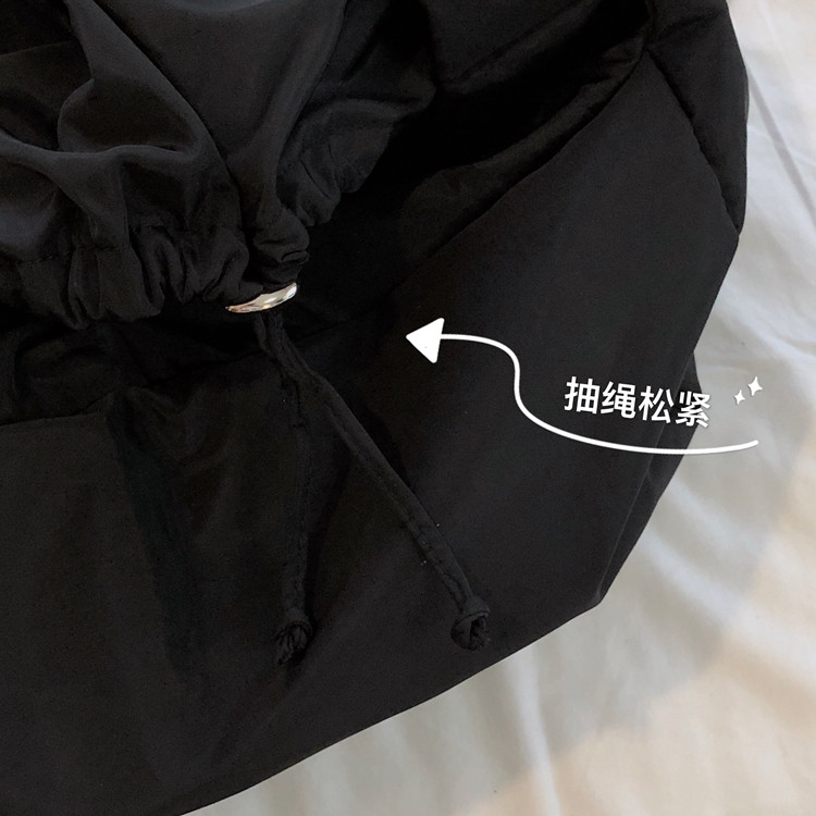 B218-B14-P30大购物袋便携带宠物黑色抽绳情侣男女款手提斜跨包袋,饰品头饰,星座1613（原B218）