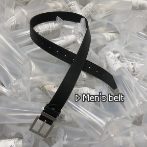 B218-PD19-P15基础经典网红纯色合金头皮带腰带腰饰品百搭男休闲图片