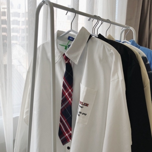 B218-D04-P10潮流格纹情侣男女款领带领结学生学院风格小清新新款