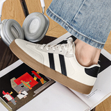 B218-2143-P55复古美式低帮休闲徳训鞋子新款2024夏季百搭帆布鞋，男鞋帆布鞋，电商B218