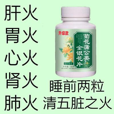 蒲公英菊花金银花片口苦口臭