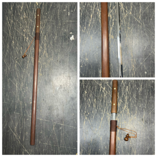 文玩细剑龙泉一体镜面不锈钢收藏练习剑客厅摆件素装唐剑未开刃