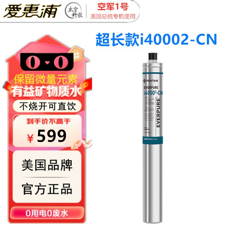 PENTAIR滨特尔爱惠浦EVERPURE净水器i40002-CN主滤芯SA950750商用