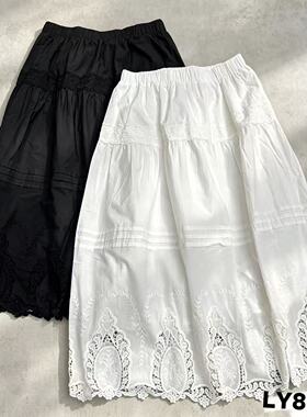 LY夏季款大码女装A版藏肉半身裙  LY88293