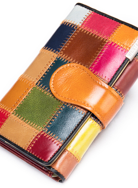 中东Middle East wallet bag pocket 钱包2025多卡位头层牛皮钱夹