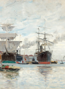 E549【瑞典】卡尔· 斯坎伯格（Carl Skanberg）风景油画网传图.