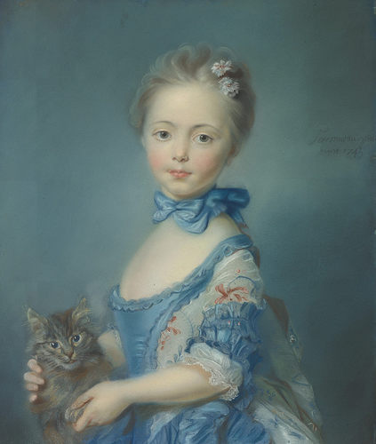 T882【法国】(Jean-Baptiste Perronneau)肖像油画网传图库