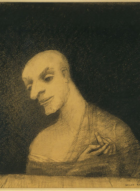 M290【法国】奥迪龙·雷东(Odilon Redon)素描、版画、画稿图库