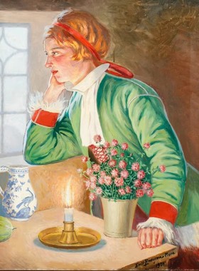 C679【瑞典】埃米尔·林德格伦 Emil Lindgren 绘画网传图库.