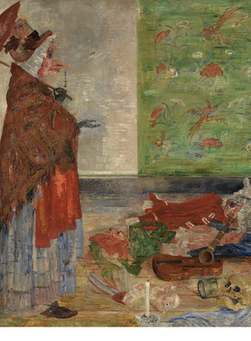 T673【比利时】詹姆斯·恩索尔（James Ensor）绘画超高清图库