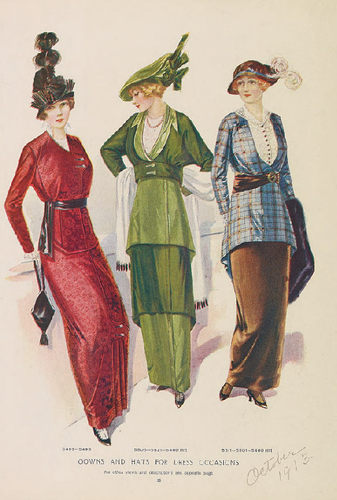 M569【美国】18世纪末至19世纪中叶欧美时尚服饰网传图库