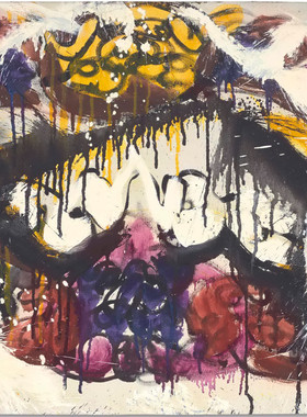 E369【美国】诺曼·布鲁姆(Norman Bluhm)抽象表现主义绘画图库.