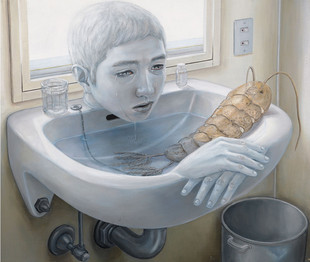 A218【日本】石田彻也（Tetsuya Ishida）超现实、怪诞绘画图库