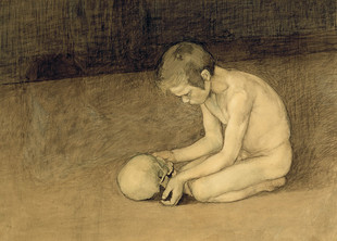 K757【芬兰】马格纳斯·恩克尔（Magnus Enckell）绘画网传图库