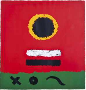 A412【美国】 Adolph Gottlieb 抽象表现主义绘画版画高清图库