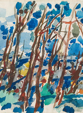 E357【奥地利】古斯塔夫·海辛 (Gustav Hessing)油画水彩图库