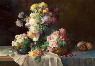 C780【比利时】弗朗斯·莫特尔曼斯（Frans Mortelmans）绘画图库