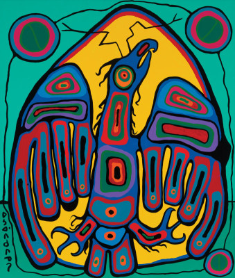 A344【加拿大】莫里索·诺瓦尔 Morrisseau Norval 装饰绘画图库