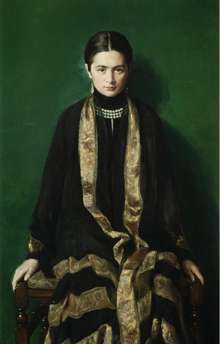 M132【英国】约翰·柯里尔（John Collier）肖像、人物油画图库