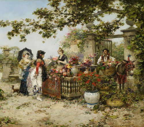 A248【西班牙】（Jose Benlliure y Gil）油画高清素材网传图库