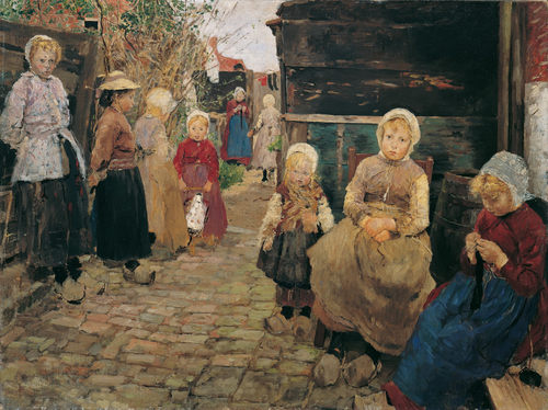 E139【德国】弗里茨·冯·乌德（Fritz von Uhde）油画资源图库.