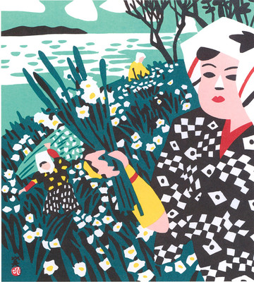 C429【日本】川西英（Kawanishi Hide）版画美术临摹素材电子图库