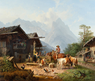 D252【德国】海因里希·伯克尔（Heinrich Burkel）油画电子图库