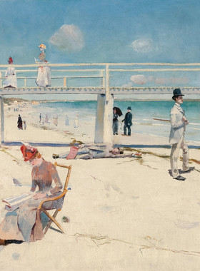 R526【澳大利亚】查尔斯·康德（charles conder）绘画网传图库.