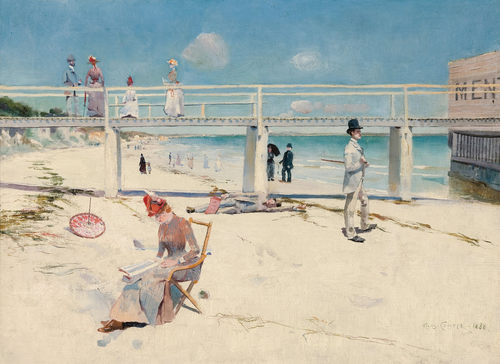 R526【澳大利亚】查尔斯·康德（charles conder）绘画网传图库.