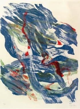 YC026【挪威】Inger Sitter 抽象绘画、版画网传电子图库.