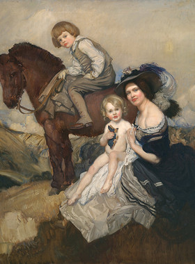 YC215【澳大利亚】乔治·W·兰伯特（george W.lambert）绘画图库