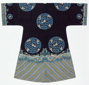 A519 Cooper Hewitt 馆藏19世纪中国纺织品布料刺绣花纹图案图库